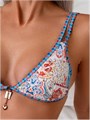 Купальник-бикини SweatyRocks с цветочным принтом, 82% полиэстера, 18% эластана, регулируемыми бретелями 11310076