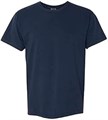 Темно-синяя футболка Comfort Colors прямого кроя с коротким рукавом и круглым вырезом 11264670