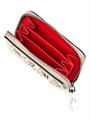 Christian Louboutin Кошелек для монет из зернистой телячьей кожи, размеры 7,6x10,9x1,8 см, сделано в Италии 11018246