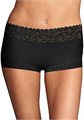 Шортики Maidenform Cotton Dream с кружевом, черного цвета, удобная посадка, ручная стирка 11278252