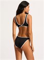 Женские бикини Seafolly с высокой талией и стандартным покрытием из 75% переработанного нейлона 11256184