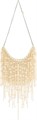 Jw Pei Женская сумка с бахромой и искусственным жемчугом, размер 20 см x 22.5 см x 4.8 см 11277932