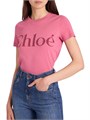 Футболка Chloe из 100% хлопка с логотипом, невероятно уютная, Италия 11025783