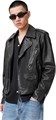 Кожаная мужская куртка Ronnet Biker из 100% ягнячьей кожи от AllSaints, только для химчистки 11262598