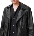 Кожаная мужская куртка Ronnet Biker из 100% ягнячьей кожи от AllSaints, только для химчистки 11262598