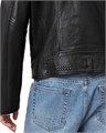 Кожаная мужская куртка Ronnet Biker из 100% ягнячьей кожи от AllSaints, только для химчистки 11262598
