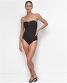Женский купальник DKNY с U-образной проволокой и поддержкой живота – идеальный выбор для лета 11266552