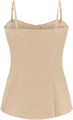 Укороченный корсет без рукавов GUESS с отстегивающимися бретелями и кнопками спереди, состав: 59% лен, 39% лиоцелл 11293710