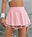 Юношеская многослойная теннисная юбка-шорты Fisoew с высокой талией из сетчатого материала, для активного отдыха, гольфа и спорта 11256867