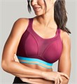 Бескаркасный спортивный бюстгальтер Panache для пышных женщин с поддержкой и влаговыводящими свойствами 11277792