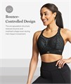 Женский спортбюстгальтер больших размеров без косточек Panache с регулируемыми бретелями и высокой влагоотводящей способностью 11274638