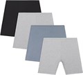 Шорты для девочек Hanes из высокоэластичной хлопковой смеси, комплект из 4 штук 11301237