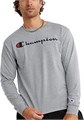 Мужской лонгслив Champion, классического кроя, 100% хлопок, с вышитым логотипом 11252802