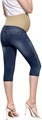 Узкие капри для беременных Hybrid &amp, Company из стретч-денима с высокой талией, комфортные и стильные, 70% хлопок 10023108