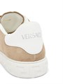 Кроссовки Versace из замши с низким профилем и мотивом греческого ключа La Greca 11009648