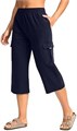 G Gradual Женские легкие хлопковые капри с 4 карманами — идеальные для йоги и повседневной носки 10023144