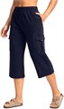 G Gradual Женские легкие хлопковые капри с 4 карманами — идеальные для йоги и повседневной носки 10023144