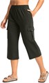 G Gradual Женские легкие хлопковые капри с 4 карманами — идеальные для йоги и повседневной носки 10023144