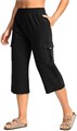 G Gradual Женские легкие хлопковые капри с 4 карманами — идеальные для йоги и повседневной носки 10023144