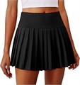 Pinspark Легкая мини-юбка с высокой талией для гольфа и тенниса, женская плиссированная юбка для спорта 11271169