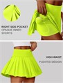 Pinspark Легкая мини-юбка с высокой талией для гольфа и тенниса, женская плиссированная юбка для спорта 11271169