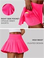 Pinspark Легкая мини-юбка с высокой талией для гольфа и тенниса, женская плиссированная юбка для спорта 11271169