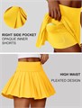 Pinspark Легкая мини-юбка с высокой талией для гольфа и тенниса, женская плиссированная юбка для спорта 11271169