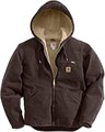 Carhartt J141 Sierra Sandstone куртка из хлопка с подкладкой из шерпы и карманом на молнии, 100% хлопок 11275453