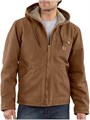 Carhartt J141 Sierra Sandstone куртка из хлопка с подкладкой из шерпы и карманом на молнии, 100% хлопок 11275453