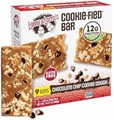 Lenny &amp, Larry',s Протеиновый батончик Cookie-fied с шоколадом и миндалем, 9x45 г, 12 г растительного белка, без глютена, веганский, кето-дружественный 11304299