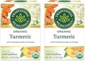 Traditional Medicinals Органический чай с куркумой, душицей и имбирем, 16 пакетиков, поддерживающий здоровую реакцию на воспаление 11305246