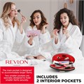 Revlon Косметичка из натуральной кожи с кармашками - компактная дорожная сумка для косметики и туалетных принадлежностей, подарок для женщин и девушек 11242690