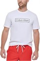 Мужская легкая футболка Calvin Klein с короткими рукавами и защитой UPF 40+, быстро сохнущая 11264663