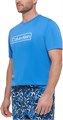 Мужская легкая футболка Calvin Klein с короткими рукавами и защитой UPF 40+, быстро сохнущая 11264663