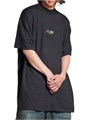 Футболка Balenciaga Oversized с вышивкой из винтажного джерси, 100% хлопок, Португалия 11021524