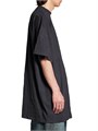 Футболка Balenciaga Oversized с вышивкой из винтажного джерси, 100% хлопок, Португалия 11021524