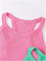Комплект из 3 майек без рукавов с круглым вырезом и спортивной спинкой для девочек от Milumia 11299222