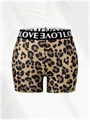 Женские боксёры SOLY HUX с леопардовым принтом, высокой талией и из мягкой ткани, стильные 11311821