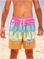 Быстро сохнущие молодёжные купальные шорты Gorglitter с эластичным поясом и рисунком мороженого 11252063
