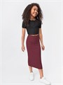 Юбка Milumia с высокой талией и облегающим силуэтом из рибаны для девушек 11282447