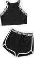 Детский комплект из 2-х предметов от Milumia: топ на завязках и шорты, 95% полиэстер, 5% спандекс 11297782