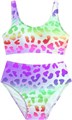 Детский купальник из двух частей с леопардовым принтом от SweatyRocks: высокие плавки и топ с широкими бретелями 11273993