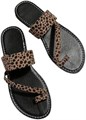 Женские сандалии Gorglitter с леопардовым принтом и удобным дизайном для стильного образа 11309349