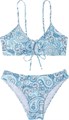 Двухпредметный женский купальник бикини с цветочным принтом и спагетти-бретелями от Soly Hux 11303774