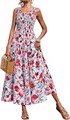 Сарафан макси PRETTYGARDEN с цветочным принтом и карманами на бретелях для свадебной вечеринки 11267188