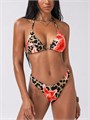 Женский комплект купальников Verdusa с цветочным и леопардовым принтами, бикини с завязками 11259397