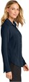 Стильная и удобная женская туника-лонгслив Port Authority из трикотажа, 94% вискоза, 6% спандекс, с воротником 11268125