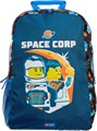 Рюкзак LEGO® CITY SPACE PANEL - SPACE CORP, 40.6 см, прочный материал, регулируемые ремни, карман для бутылки воды 11253966