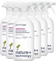 Спрей для ванной ATTITUDE, EWG сертифицированный, на растительной основе, безопасен для различных поверхностей, 800 мл (упаковка из 6 штук) 11275704