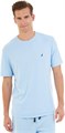 Мужская футболка для сна Nautica с круглым вырезом и короткими рукавами, 60% хлопка, 40% полиэстера 11292086